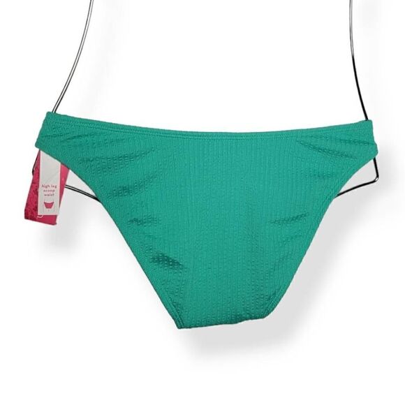 Xhilaration  Green textures High Leg Bikini Small jrs. ( 0-2) - Picture 2 of 3